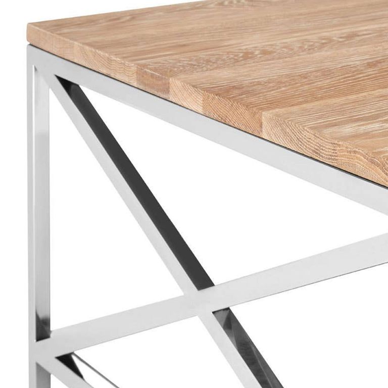 Chiswick Coffee Table - Oak and Metal