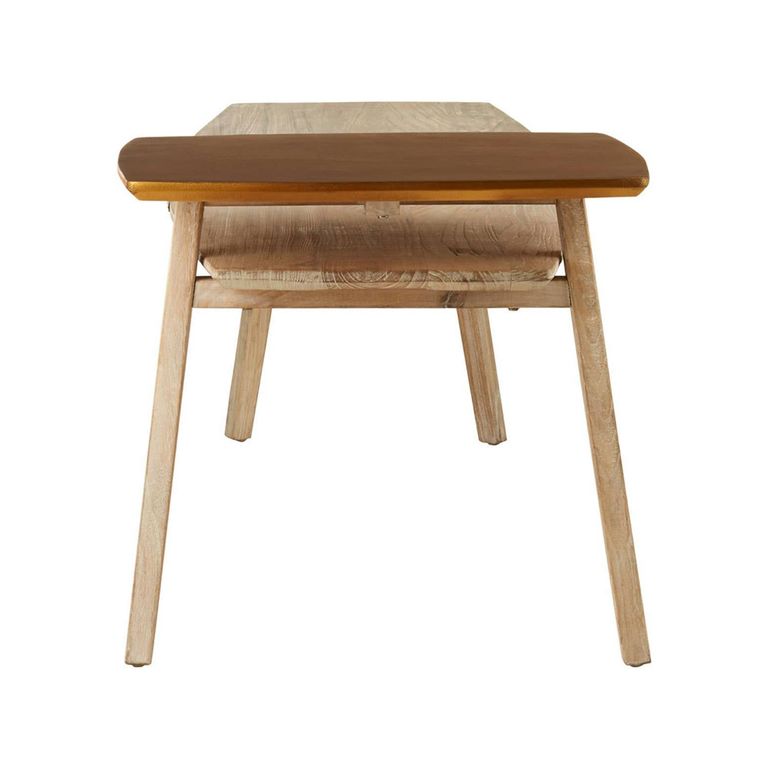 Kyra Coffee Table - 2 Tier - Natural Elm Wood