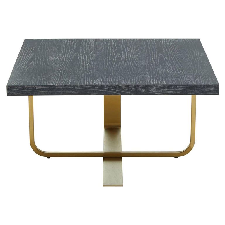 Lena Coffee Table - Square - Black - Oak