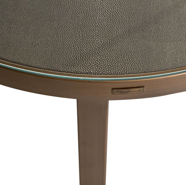 Bloomville Shagreen Top Round 2 Tier Coffee Tables
