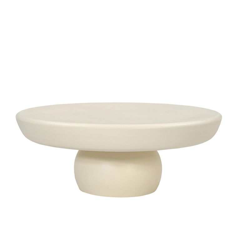 Brix Dune Coffee Table - Round - Low - Sandy - Concrete