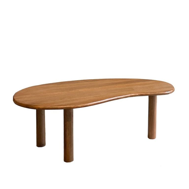 Brix Nubi Coffee Table - Kidney - Set of 2 - Natural - Mango Wood