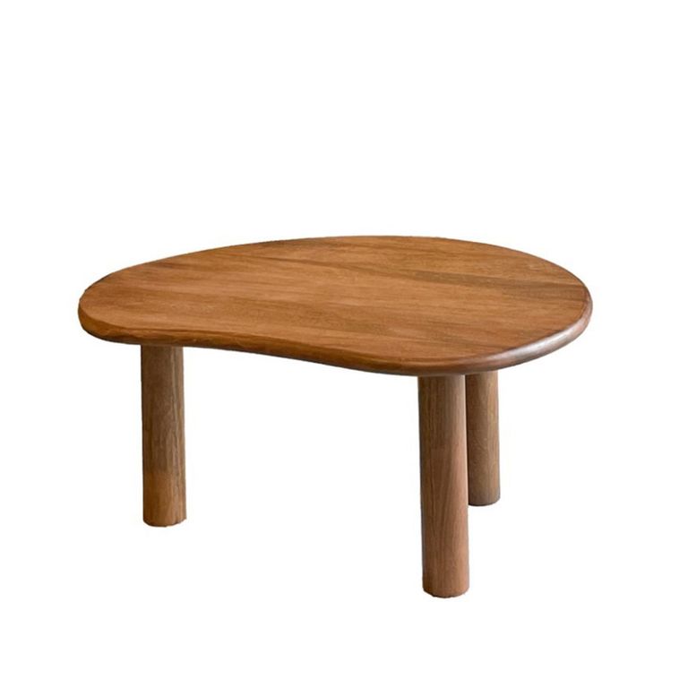 Brix Nubi Coffee Table - Kidney - Set of 2 - Natural - Mango Wood