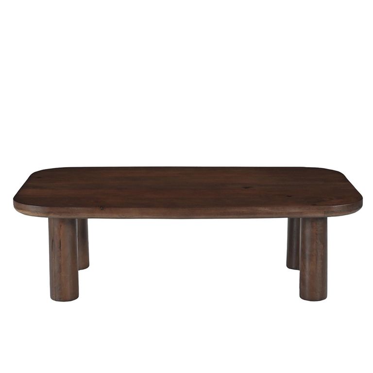 Brix Badou Coffee Table - Low - Chestnut - Mango Wood