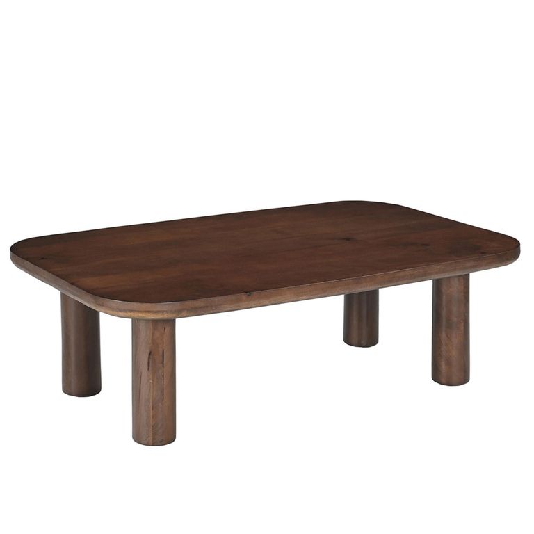 Brix Badou Coffee Table - Low - Chestnut - Mango Wood