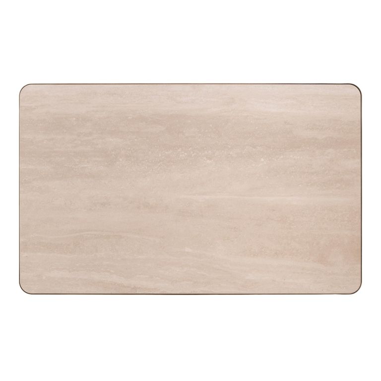 Claridge Coffee Table - Beige - Brushed Gold - Ceramic Top