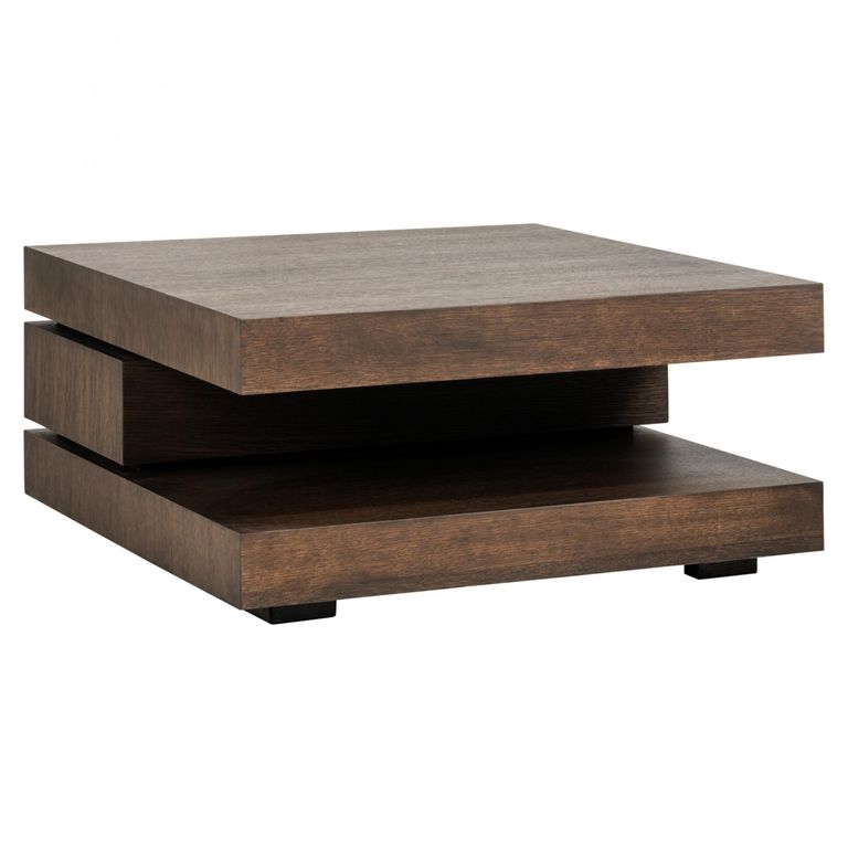 Oakura Dark Oak C Blok Coffee Table