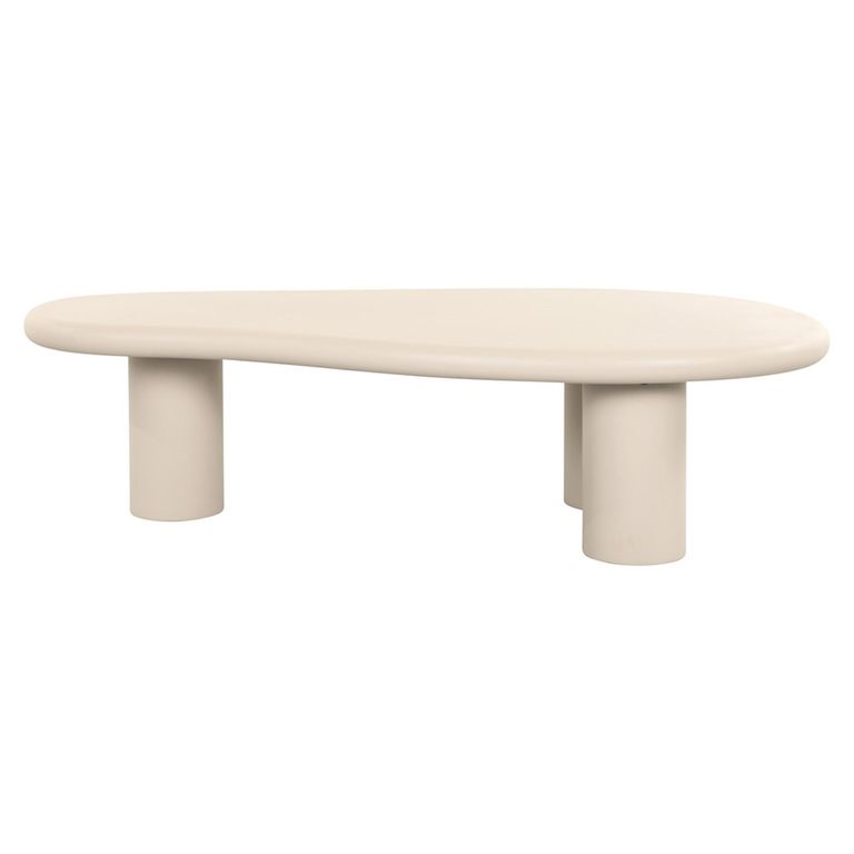 Clayton Lime Plaster Abstract Coffee Table