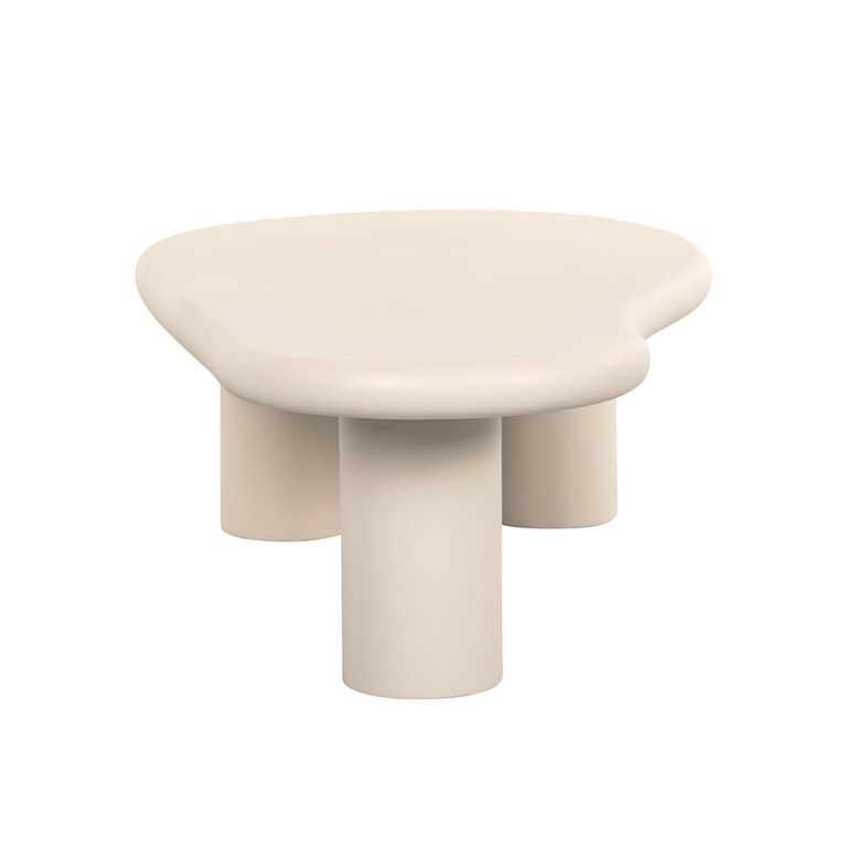 Clayton Lime Plaster Abstract Coffee Table