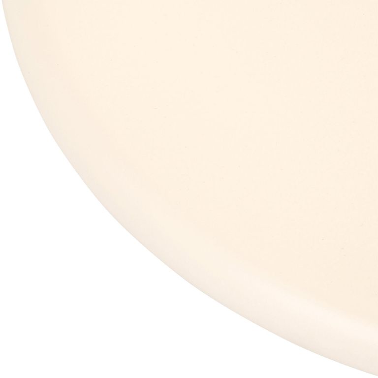 Clayton Lime Plaster Curved Coffee Table