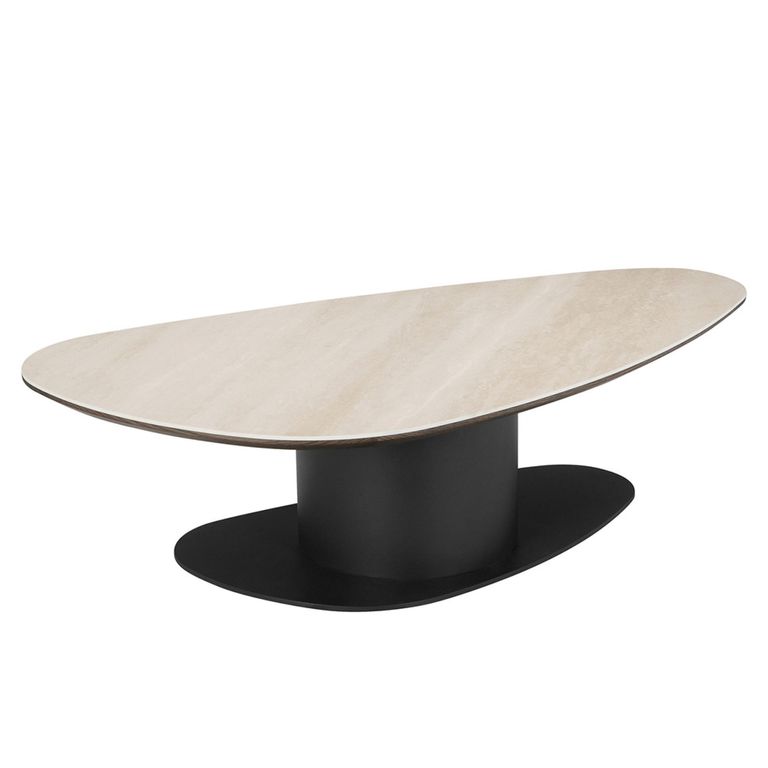 Ritz Beige Ceramic Top Coffee Table