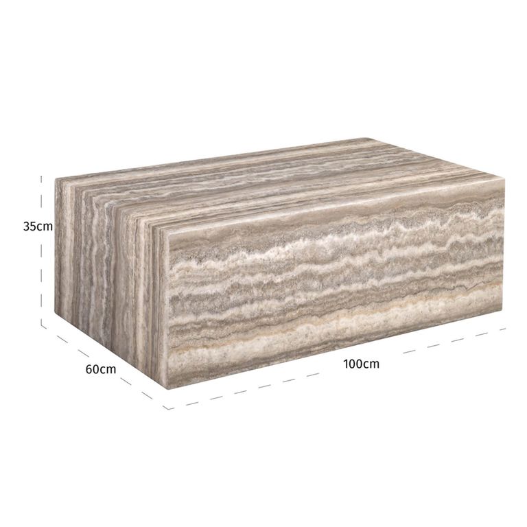 Dulce Coffee Table - Grey - Marble