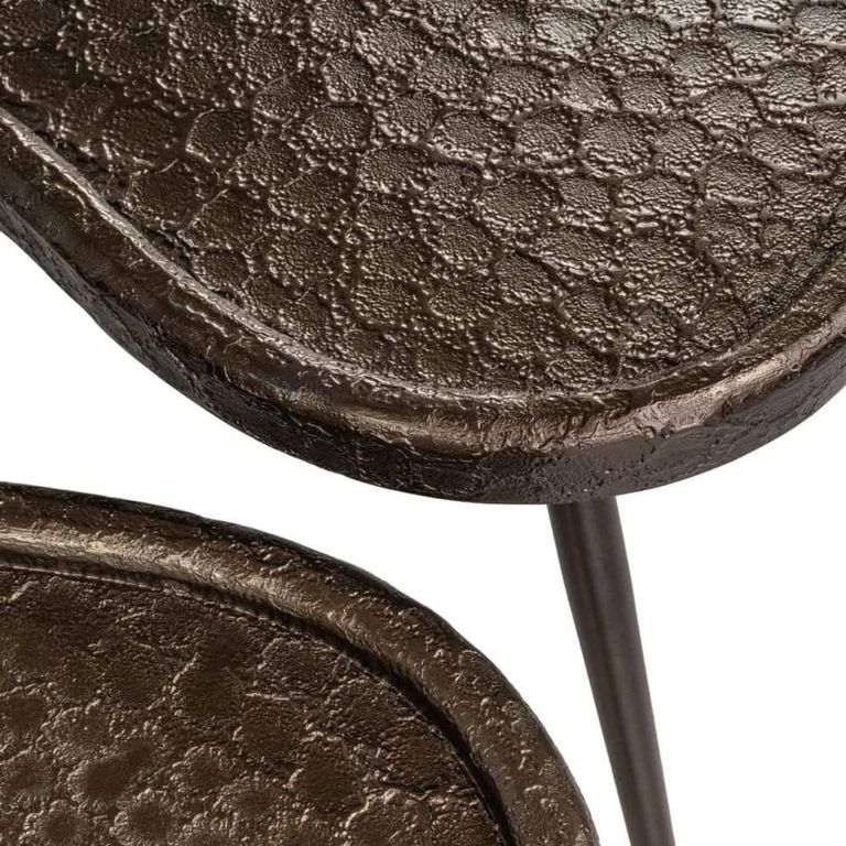 Bean Coffee Table - Set of 2 - Abstract - Brunzae - Metal