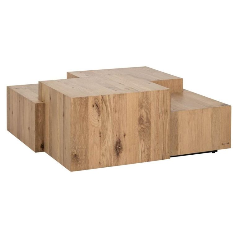 Lennox Coffee Table - Low - Natural - Oak