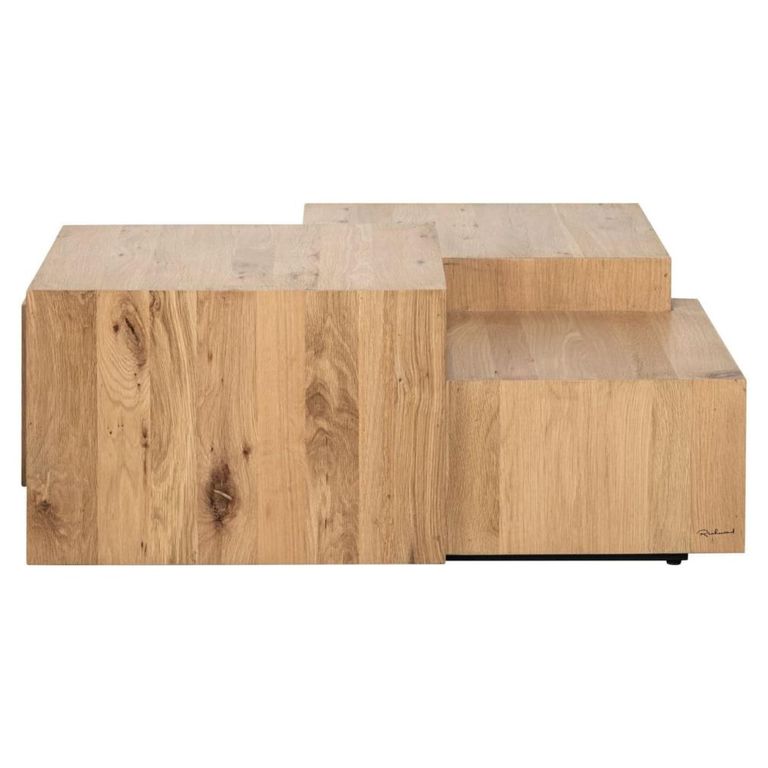Lennox Coffee Table - Low - Natural - Oak