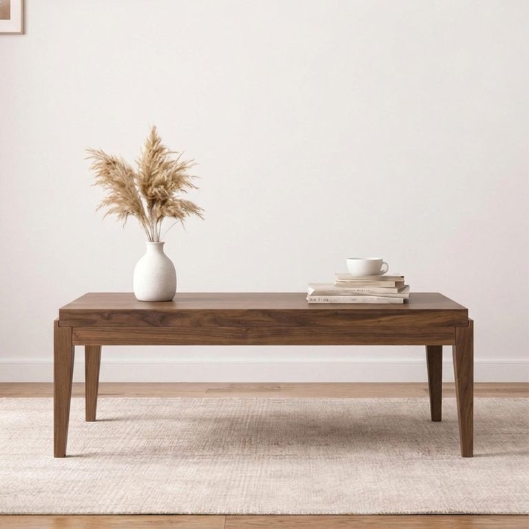 Peony Coffee Table - Walnut - Wood