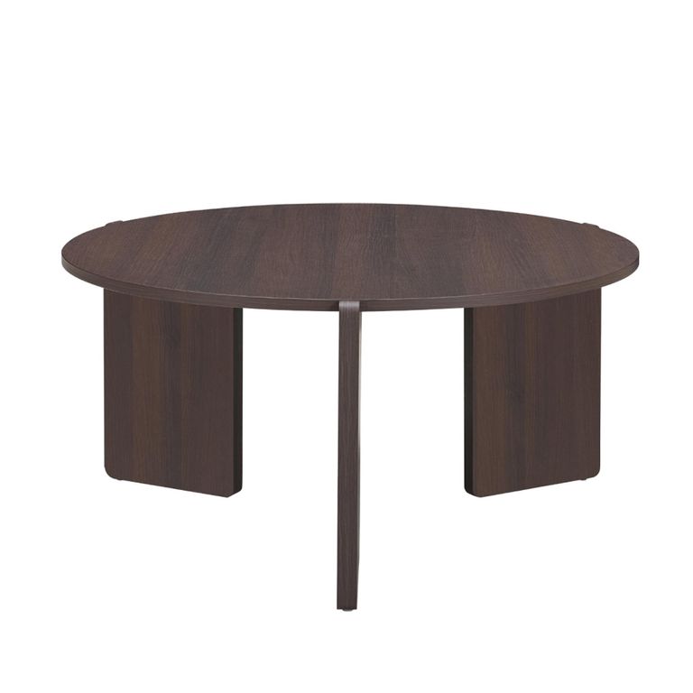 Halo Coffee Table - Round - Walnut - Wood
