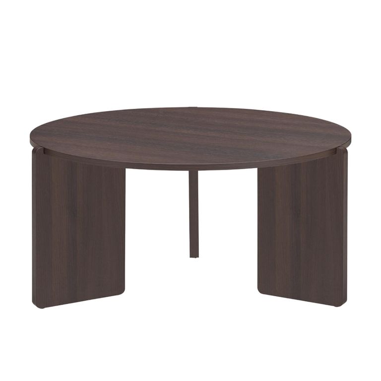 Halo Coffee Table - Round - Walnut - Wood