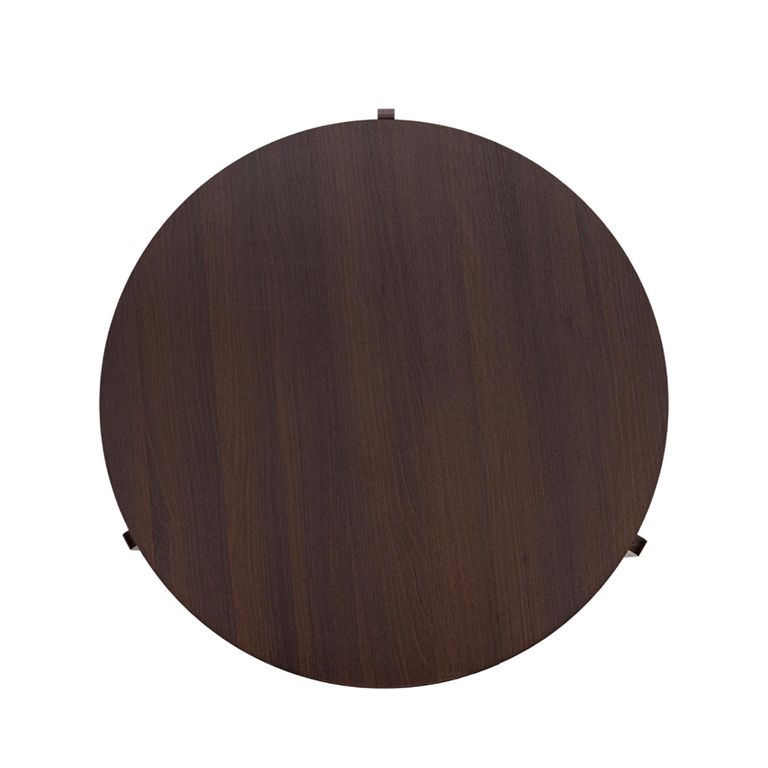 Halo Coffee Table - Round - Walnut - Wood