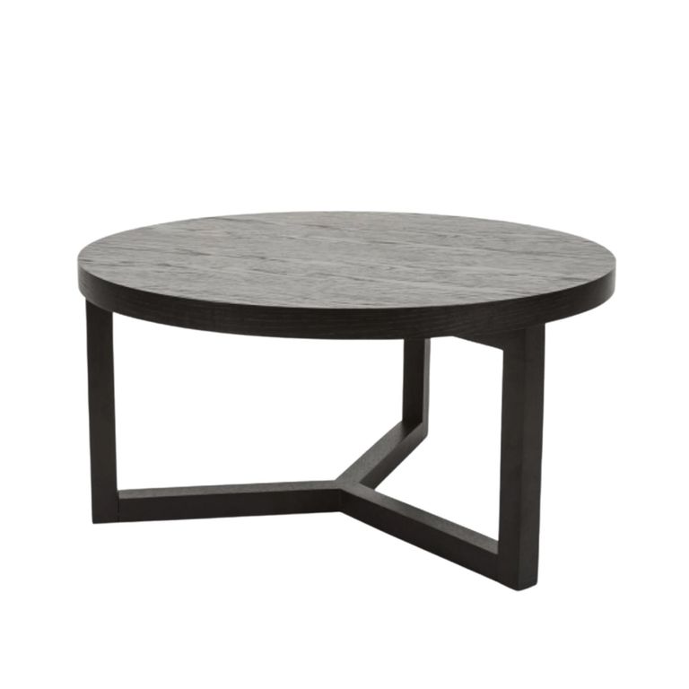 Iris Coffee Table - Round - Wenge Black - Wood
