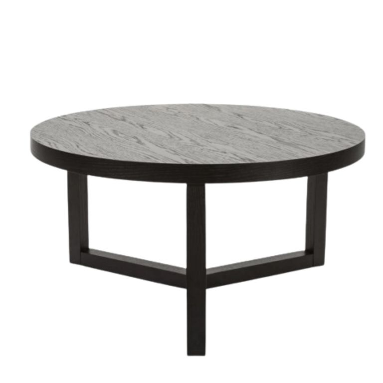 Iris Coffee Table - Round - Wenge Black - Wood