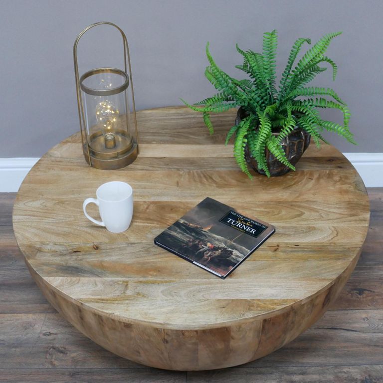 Coffee Table - Round - Mango Wood