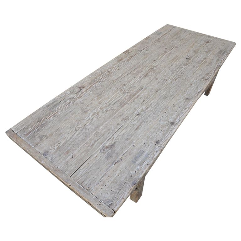 Coffee Table - Rustic Grey - Distressed Wood
