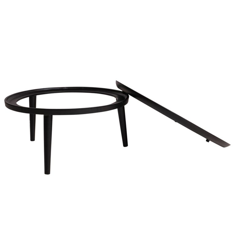 Coffee Table - Round - Matt Black - Aluminum