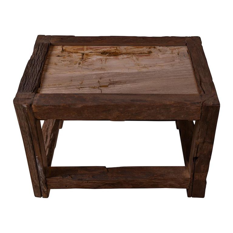 Coffee Table - Rustic Brown - Petrified Wood