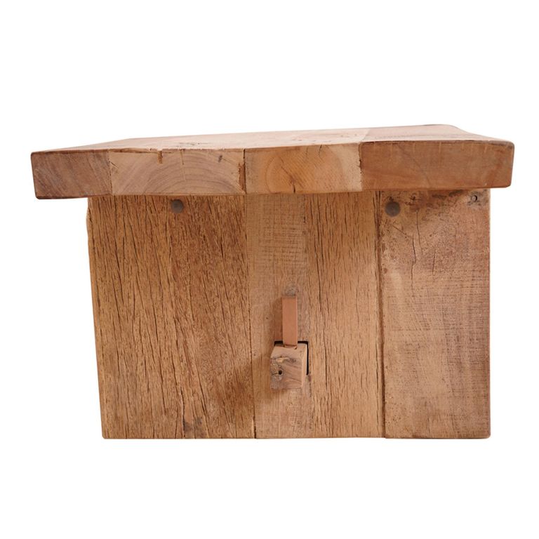 Cuvio Coffee Table - Rustic Natural - Solid Wood