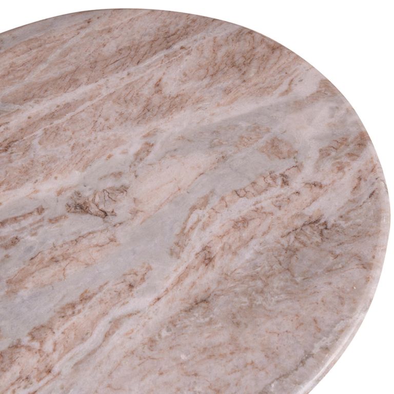 Magasa Coffee Table - Oval - Grey - Travertine