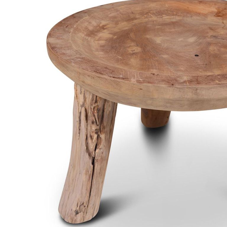 Coffee Table - Round - Rustic Natural - Wood