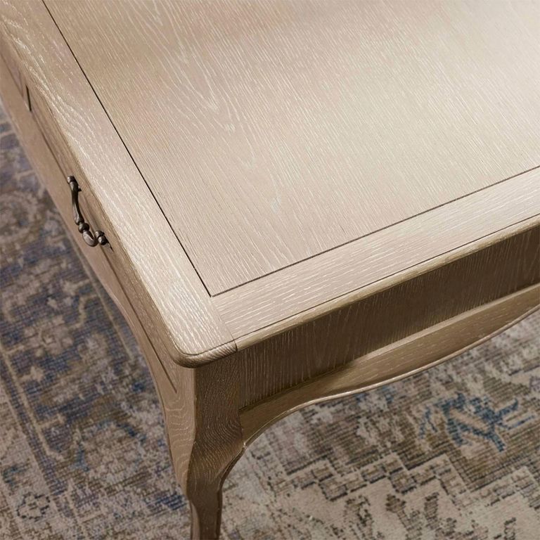 Camille Coffee Table - 2 Drawer - French Style - Natural - Limed Oak