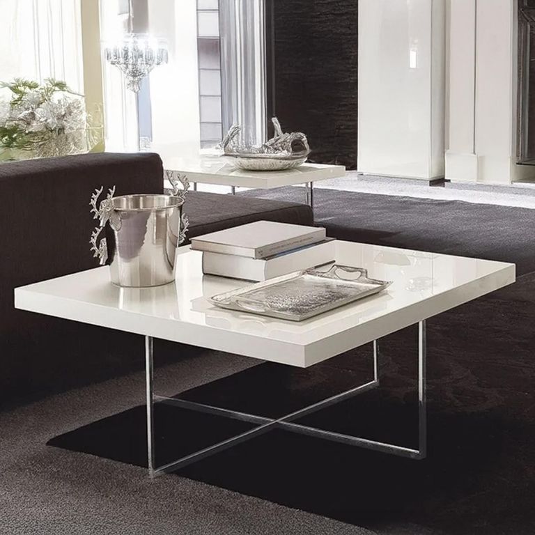 Canova Square Coffee Table - White Gloss
