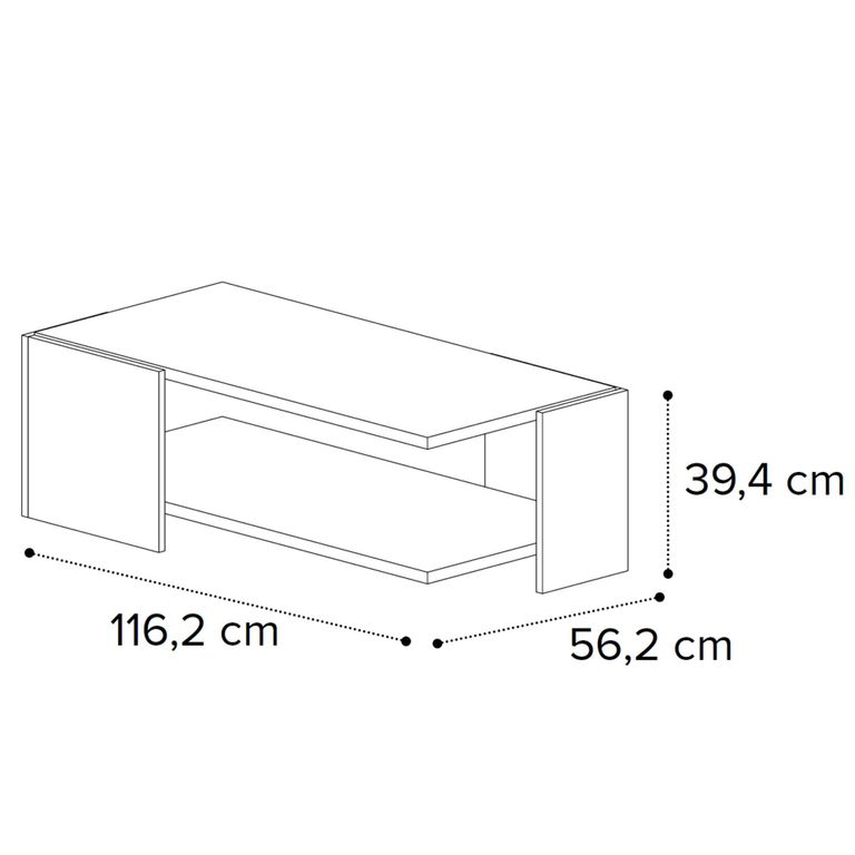 Prestige Italian Coffee Table - Urban Velvet and Rich Tobacco