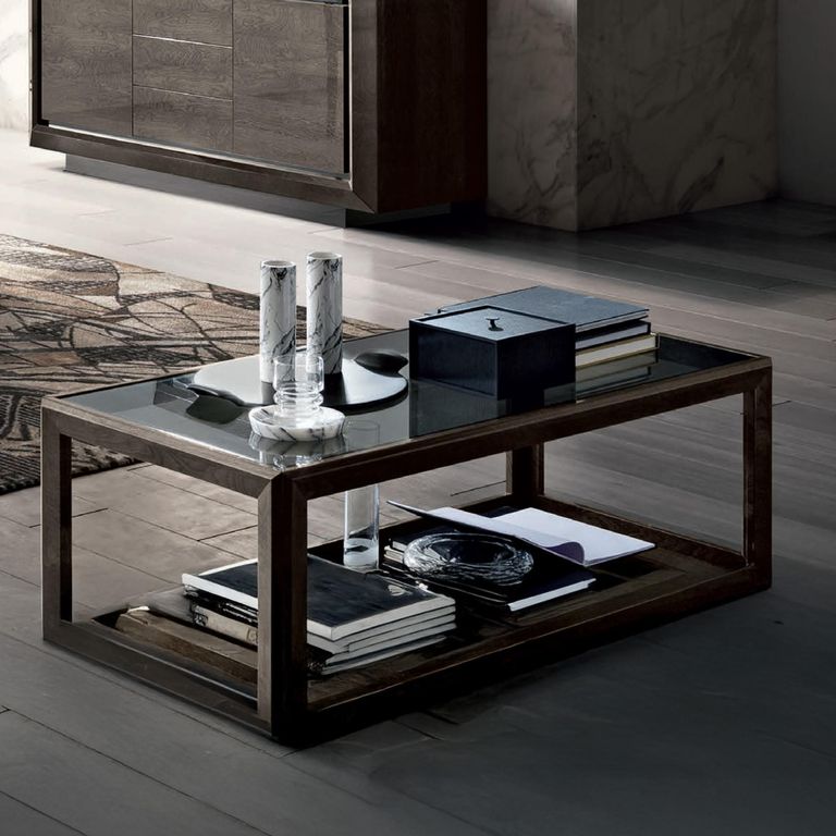Elite Italian Coffee Table - Silver Birch