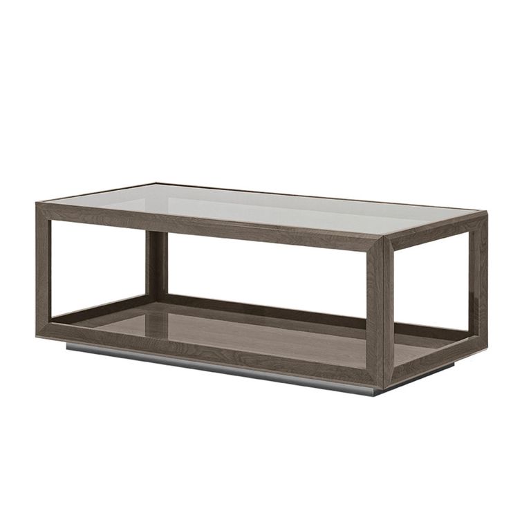 Elite Italian Coffee Table - Silver Birch