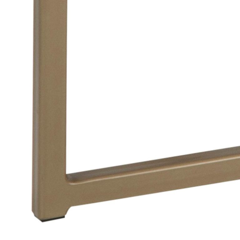 Alisma Coffee Table - White Marble Effect and Gold