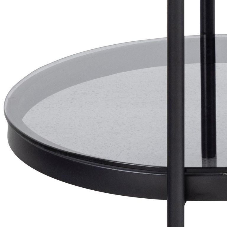 Bayonne Coffee Table - Oval - Smoked Glass