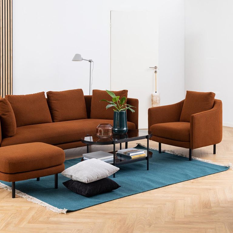 Bayonne Coffee Table - Oval - Smoked Glass