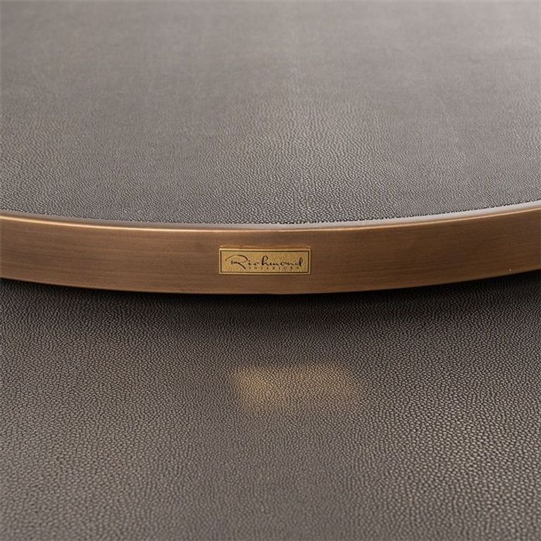 Bloomingville Shagreen Top Round 2 Tier Coffee Tables