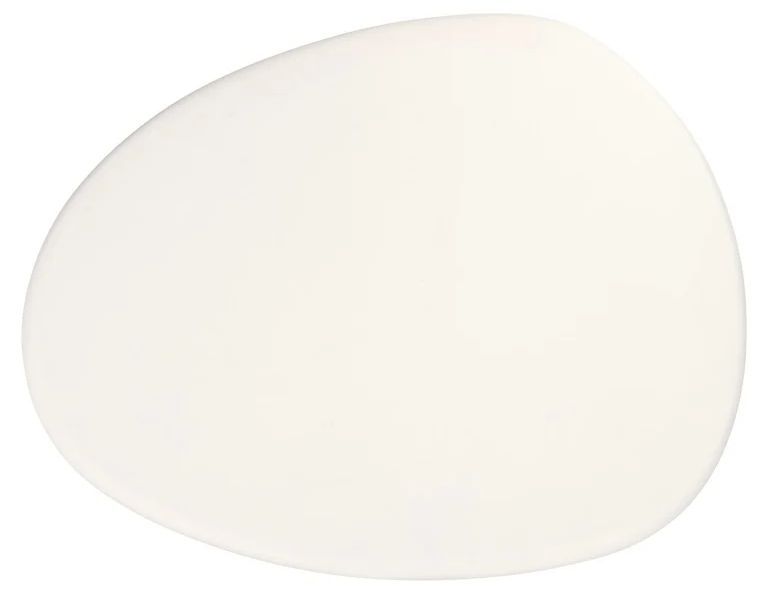 Bloomstone White Lime Plaster Curved Coffee Table