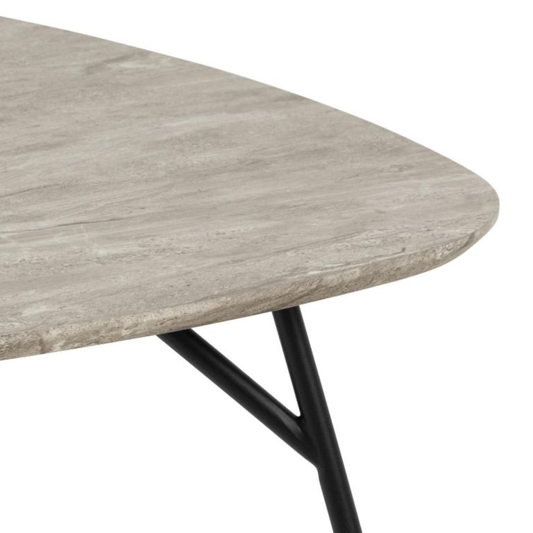 Caracas Coffee Table - Square - Grey Marble