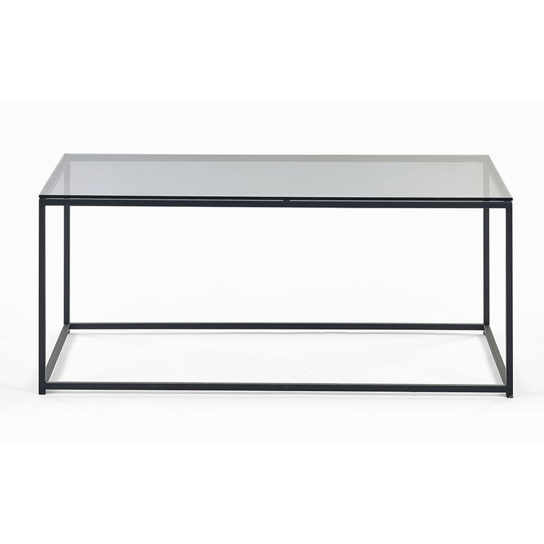 Chicago Coffee Table - 110cm - Smoked Glass