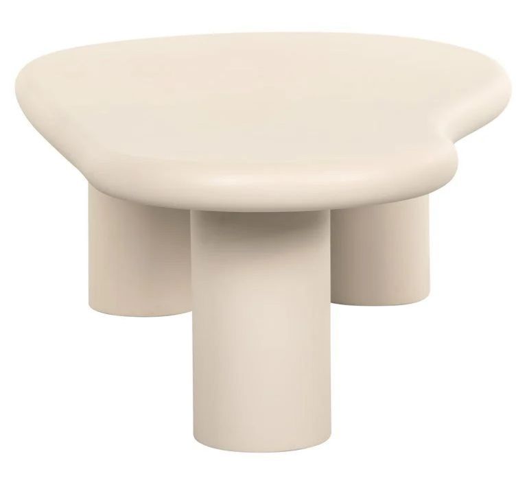 Clayton Lime Plaster Abstract Coffee Table