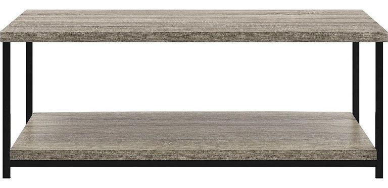 Elmwood Coffee Table - Distressed Grey Oak - 5049096PCOMUK