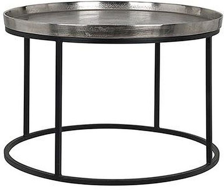 Lyam Silver Tray Round Coffee Table