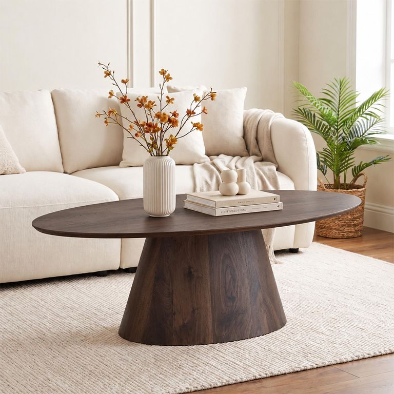 Palma Coffee Table - Oval - Walnut