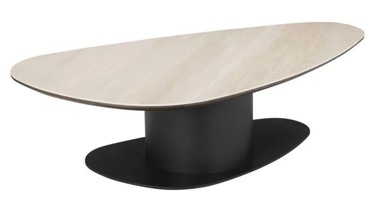 Ritz Beige Ceramic Top Coffee Table
