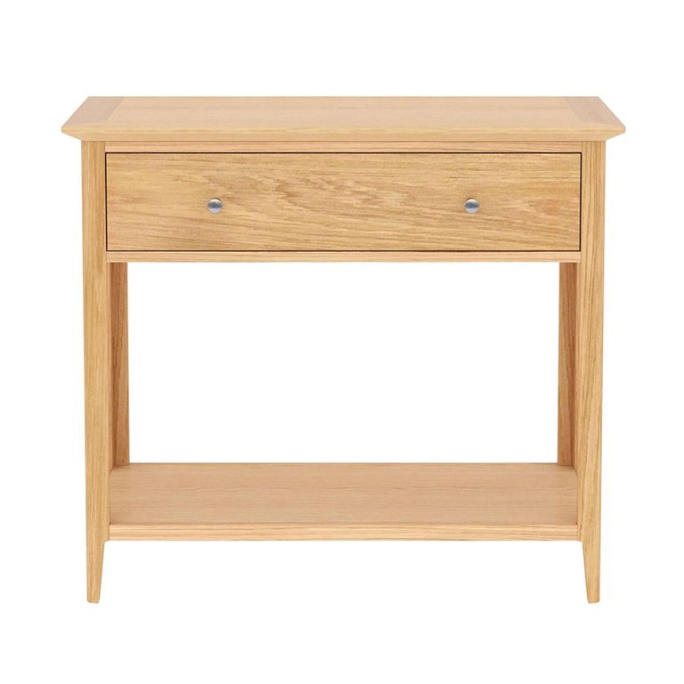 Selene Oak 1 Drawer Console Table
